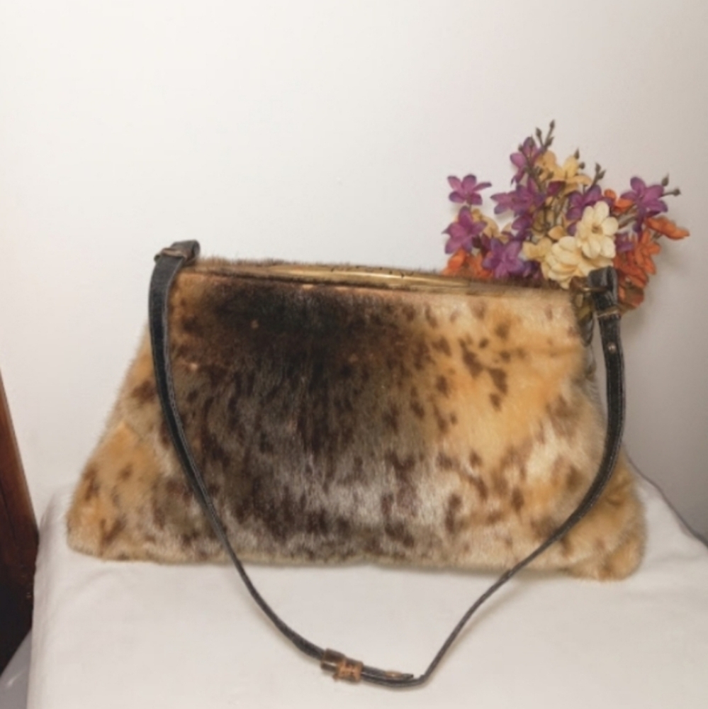 Vintage Fur Shoulder Bag